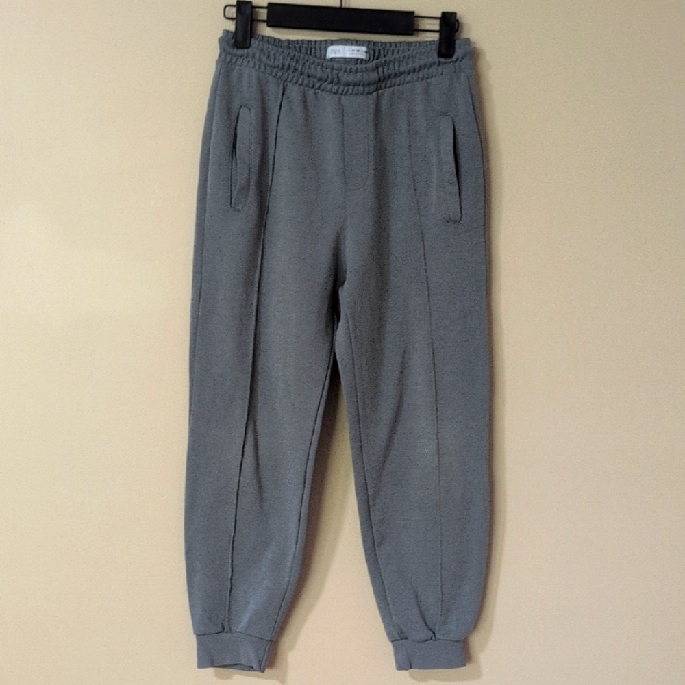 Zara Boy's Gray Jogger Sweatpants Sz 11-12